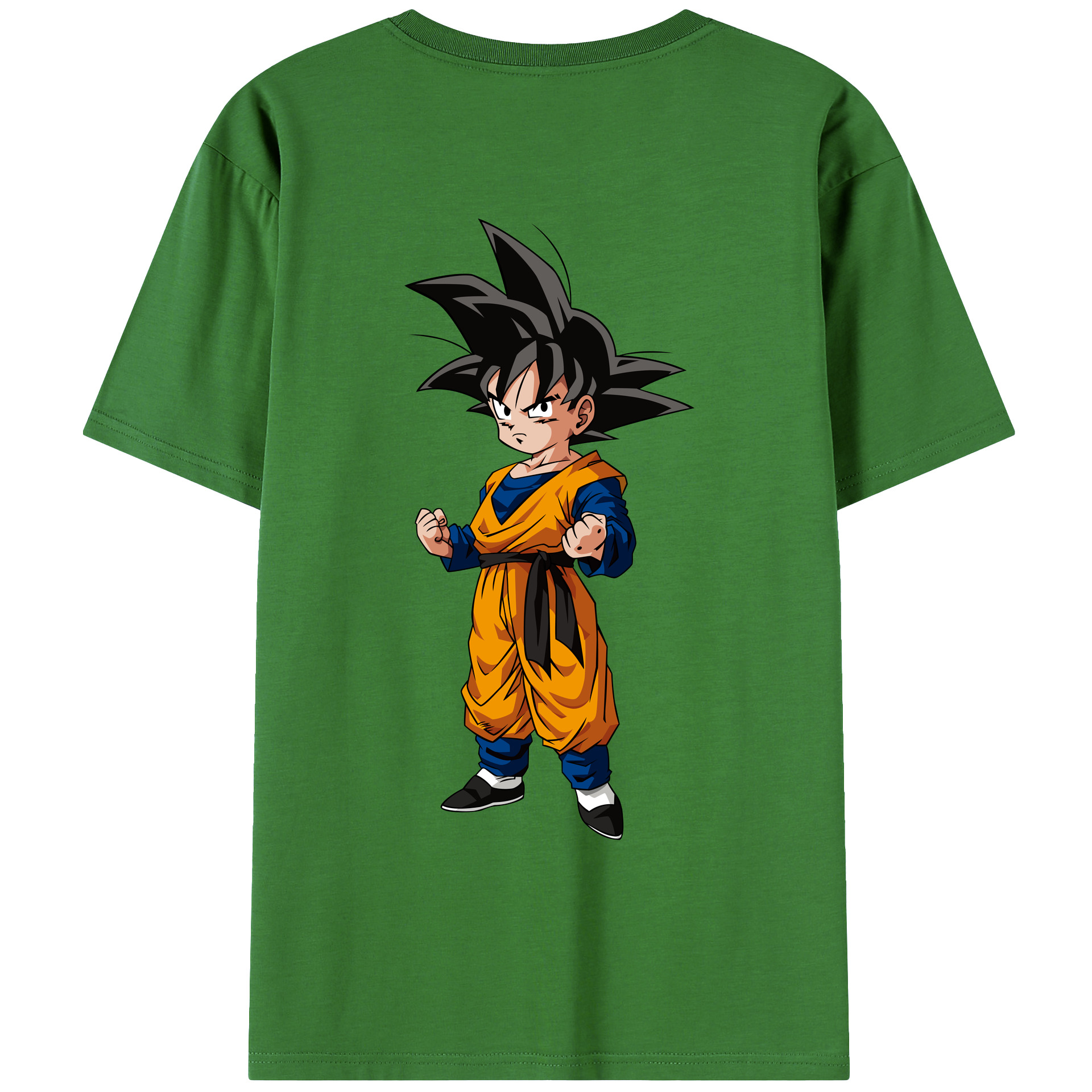 （画像用） ドラゴンボール 孫悟空（そん ごくう）Son Goku カカロット DRAGON BALL Kakarotto レディース半袖Tシャツ(バックプリント)